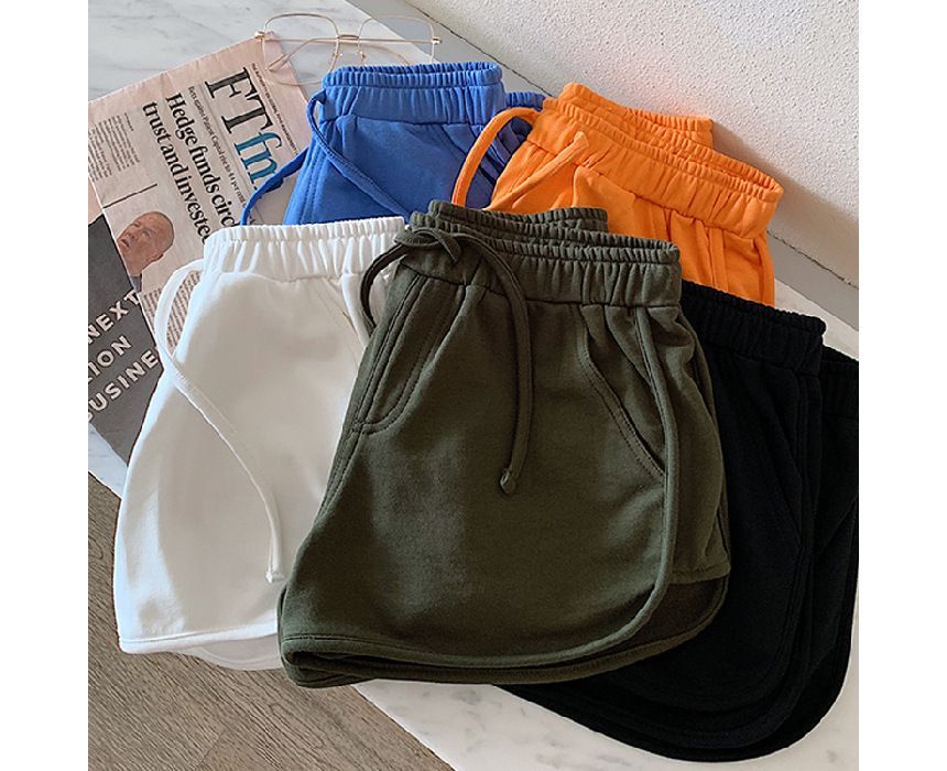 High Waist Shorts Plain