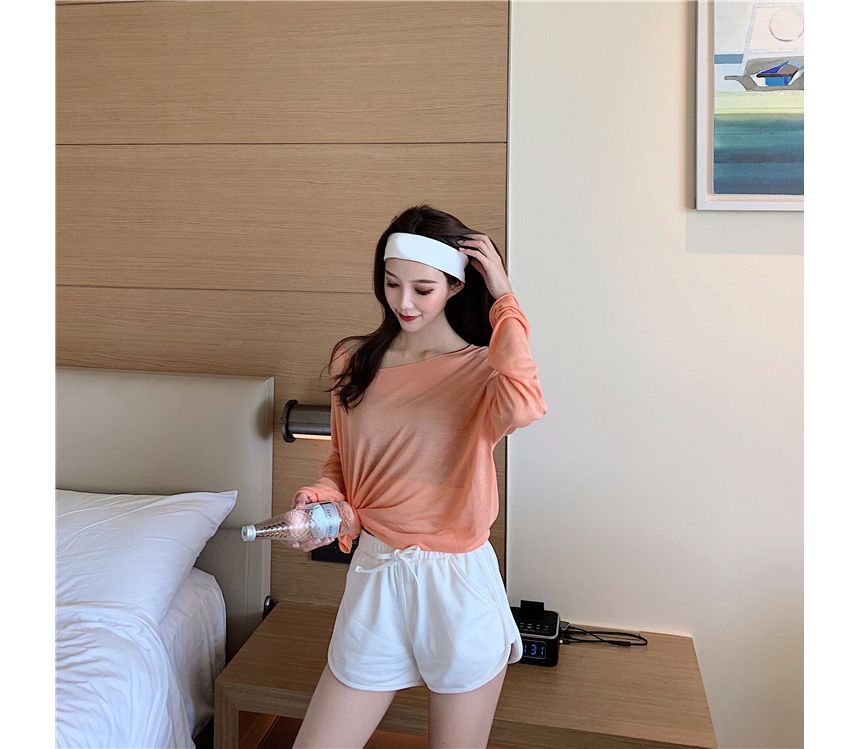 High Waist Shorts Plain