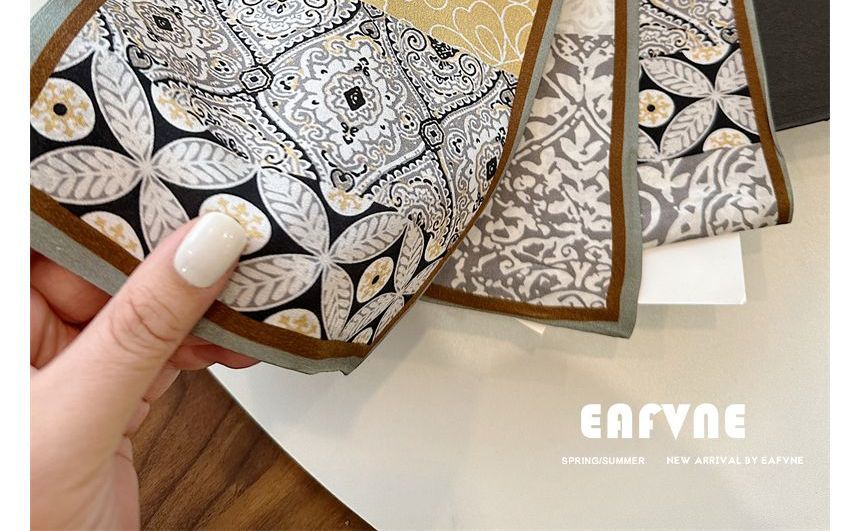 Scarf Print Silk