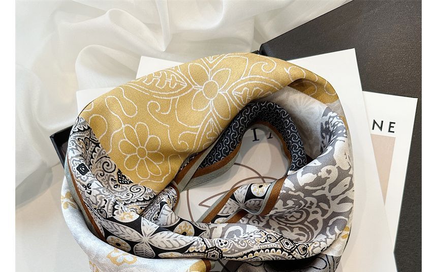Scarf Print Silk