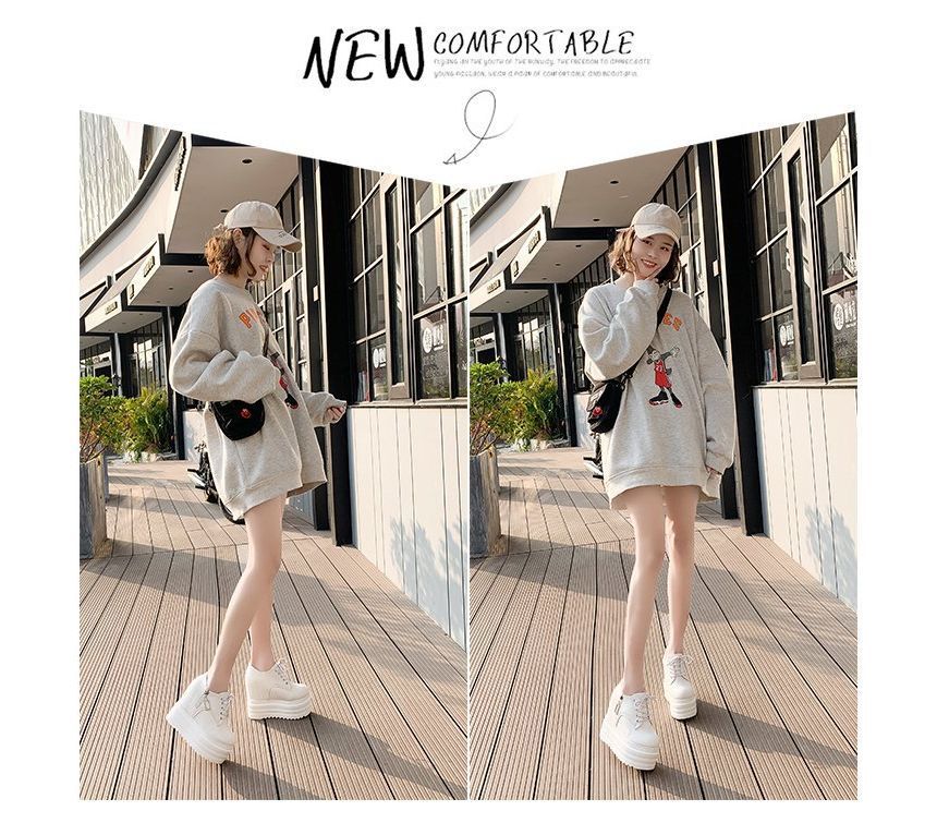 Platform Hidden Wedge Lace Ups