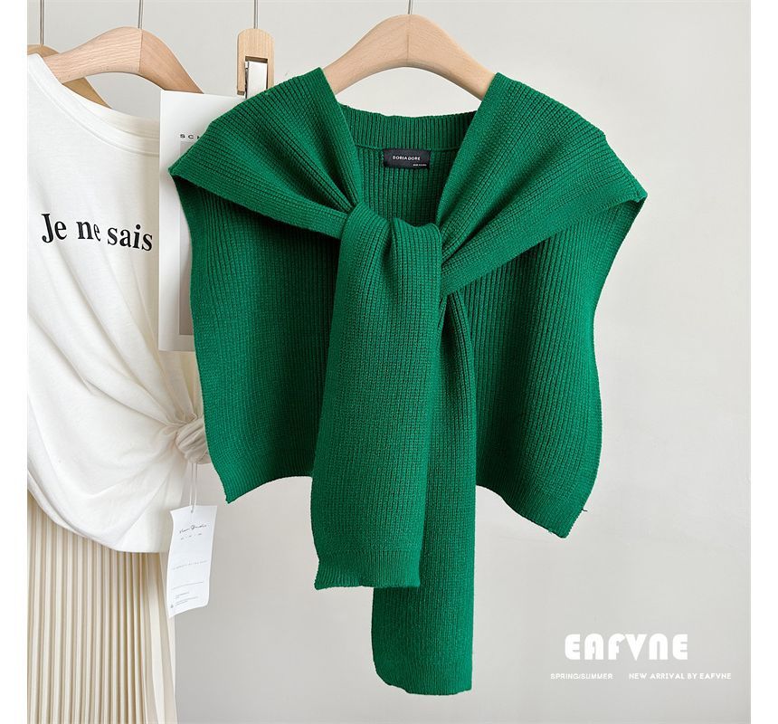 Plain Shawl Knit