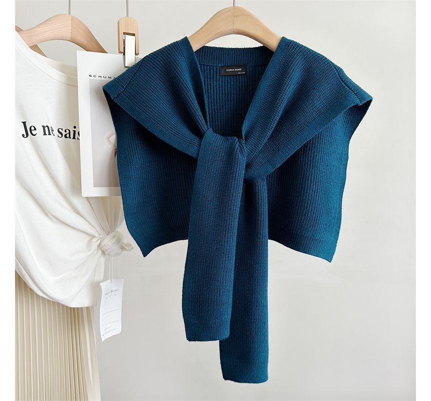 Plain Shawl Knit