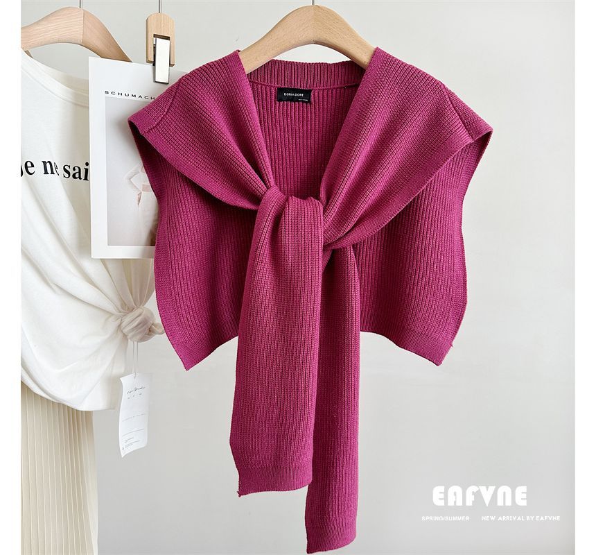 Plain Shawl Knit