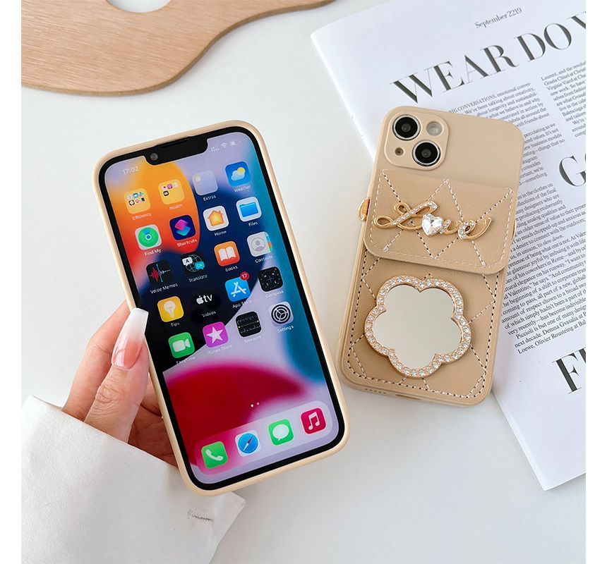 Mirrored Card Holder Phone Case