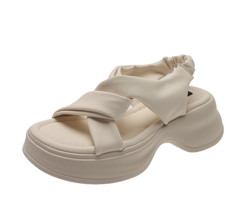Sandals Knot Platform Slingback