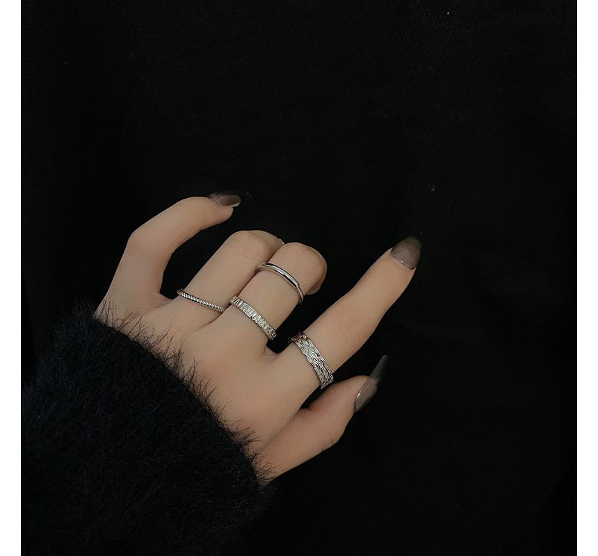 Open Set (various of Alloy designs) Ring 4:
