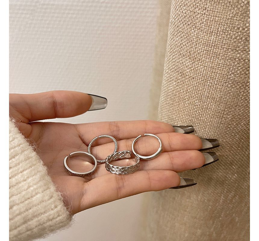 Open Set (various of Alloy designs) Ring 4:
