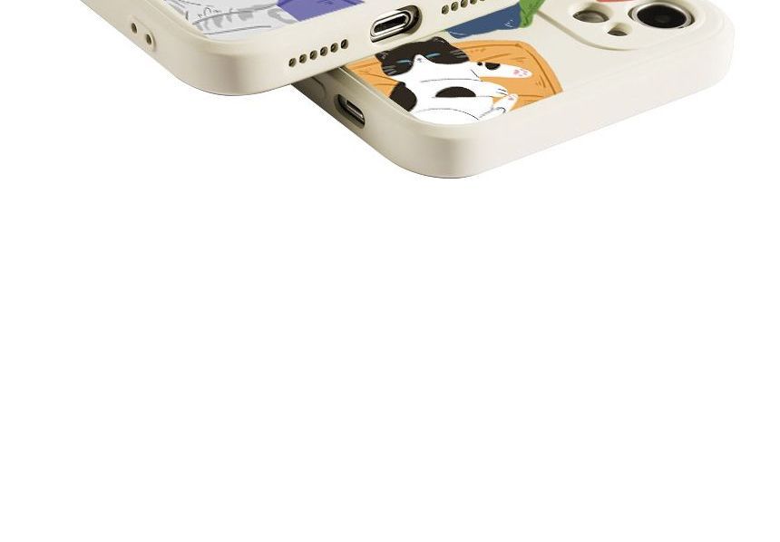 Sleeping Cat Print Phone Case