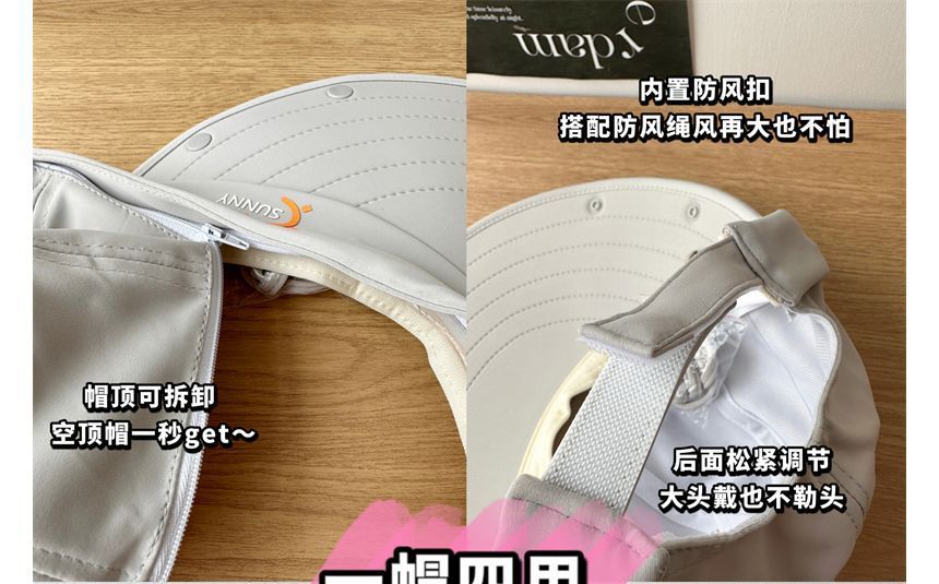 Face Hat Protection Sun Cover Lettering with