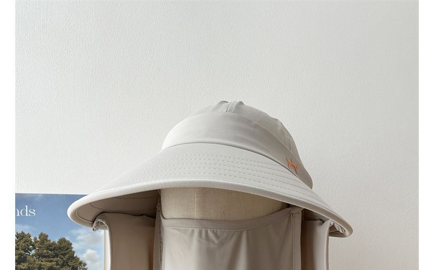 Face Hat Protection Sun Cover Lettering with