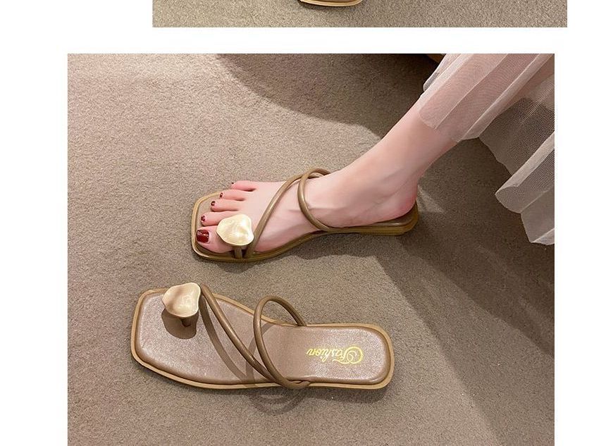 Toe Sandals Loop Slide