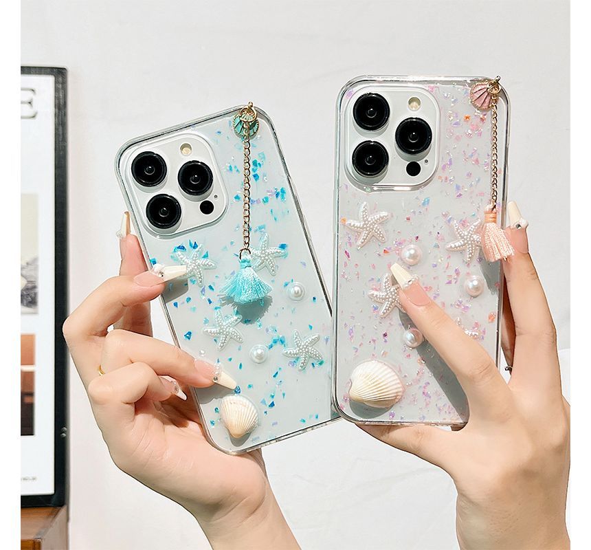 Starfish Shell Transparent Phone Case