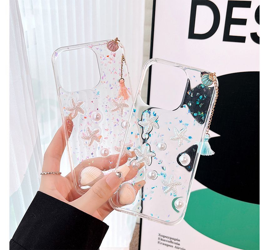 Starfish Shell Transparent Phone Case