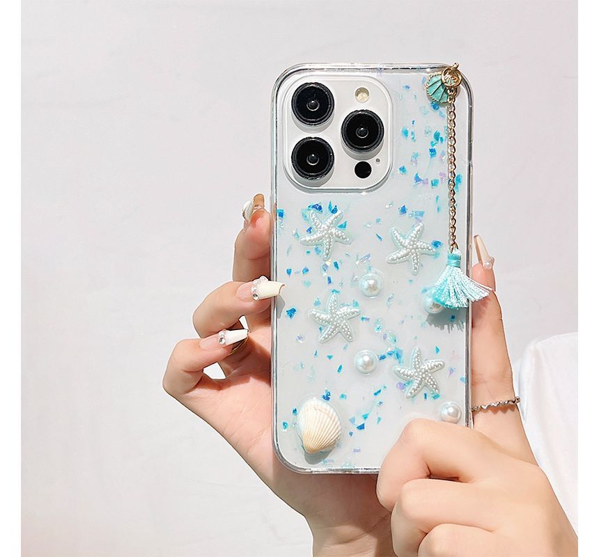 Starfish Shell Transparent Phone Case
