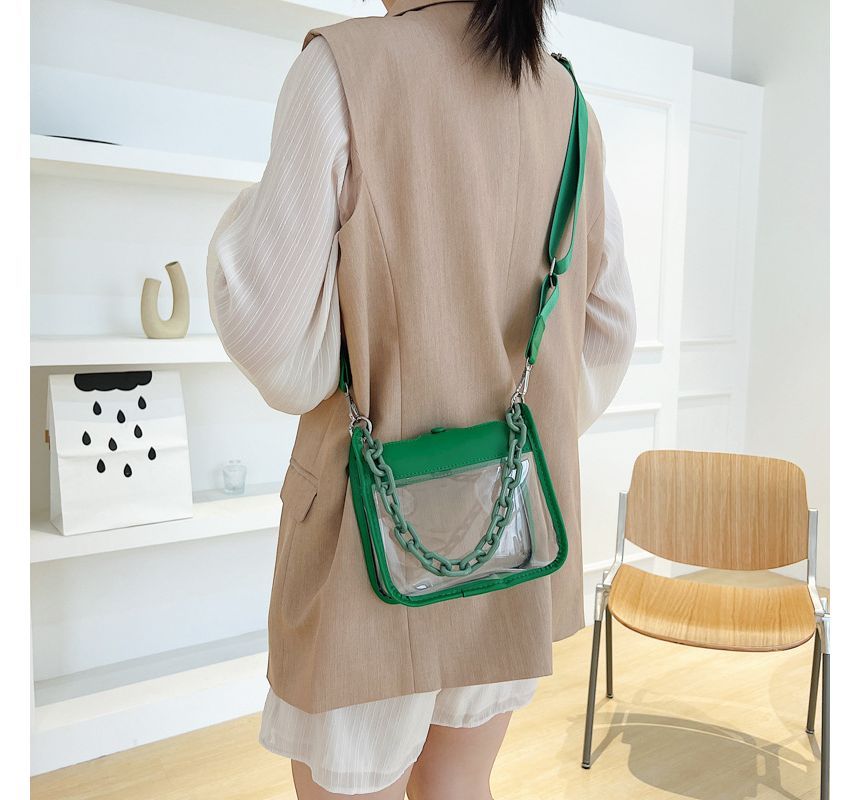 Chain Bag Transparent Crossbody
