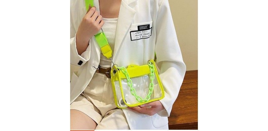 Chain Bag Transparent Crossbody