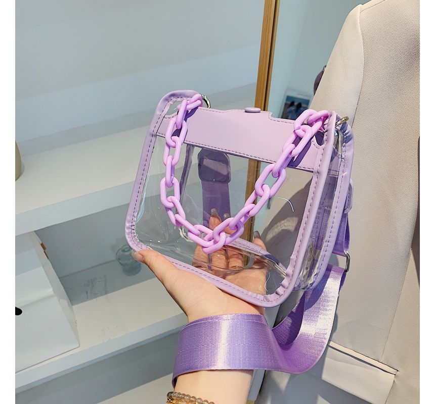 Chain Bag Transparent Crossbody