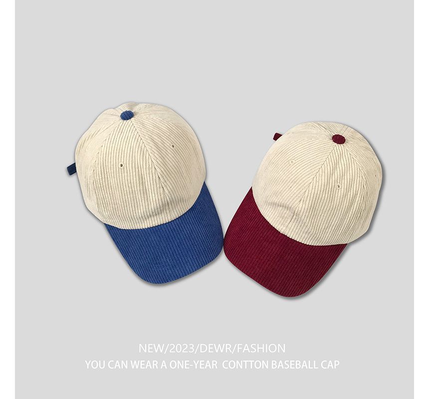 Corduroy Tone Two Baseball Cap