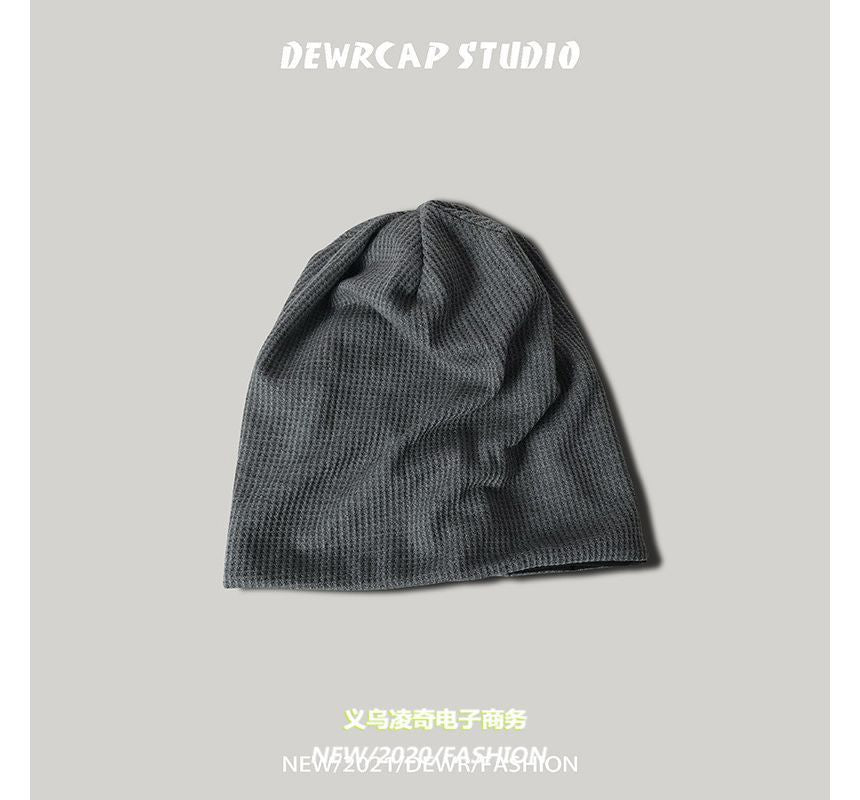 Plain Knit Beanie Slouchy