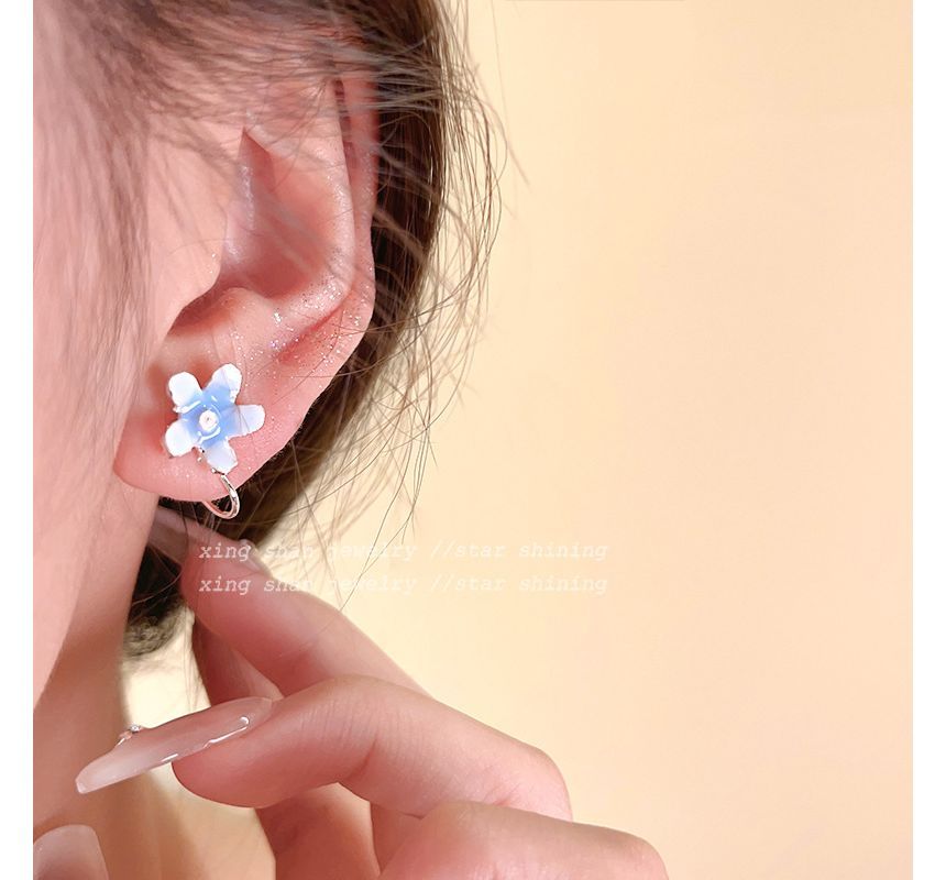 4: (Various of Alloy Earring Designs) Floral Set