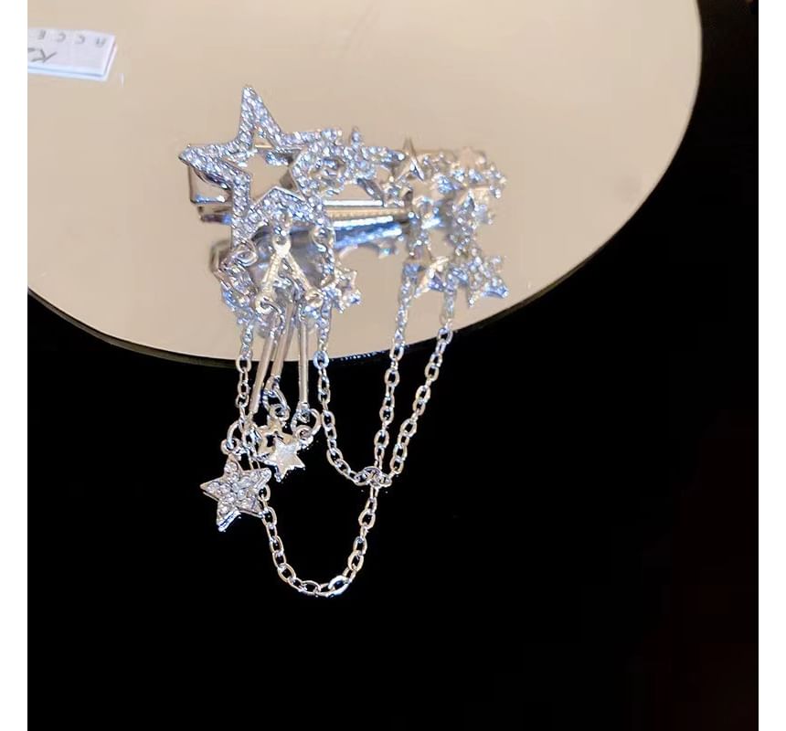 Sample Star Chain Alloy Hair Clip / Hair Pin