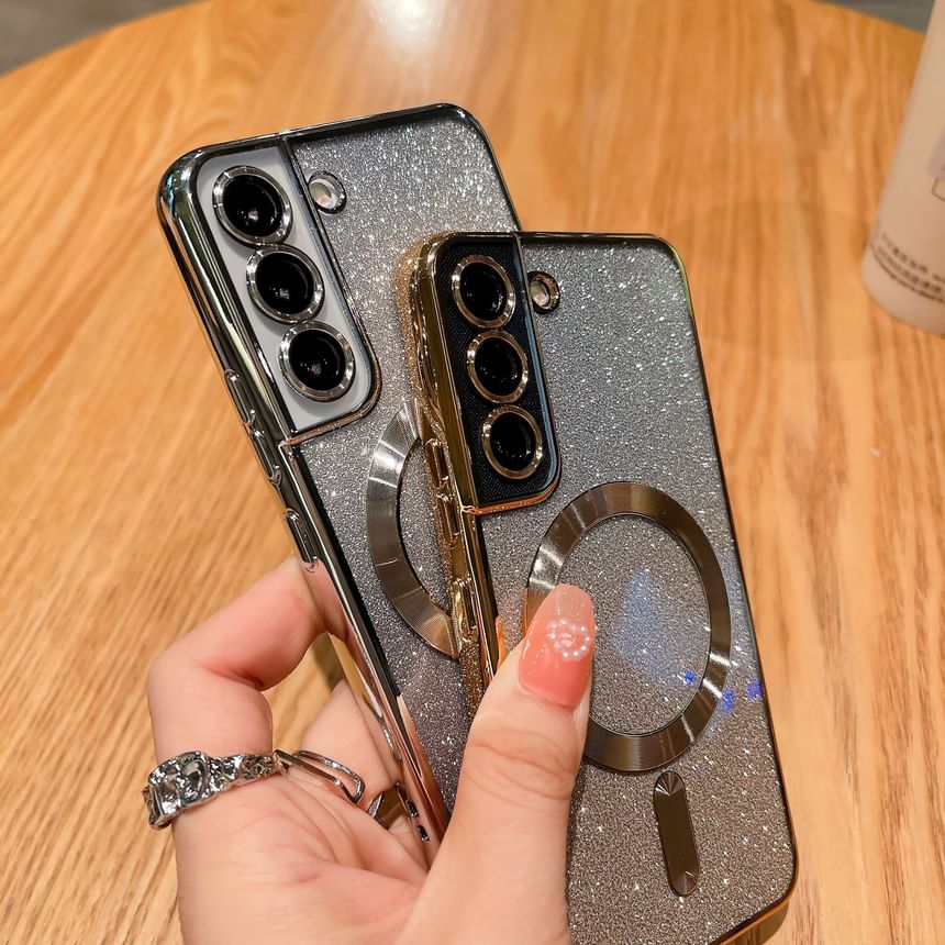 Case Glitter Magnetic Phone
