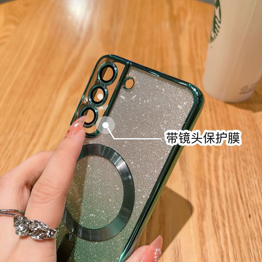 Case Glitter Magnetic Phone