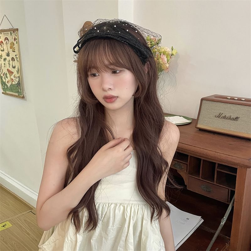 Headband Mesh Rhinestone
