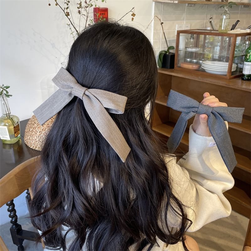 Bow Fabric Hair Clip