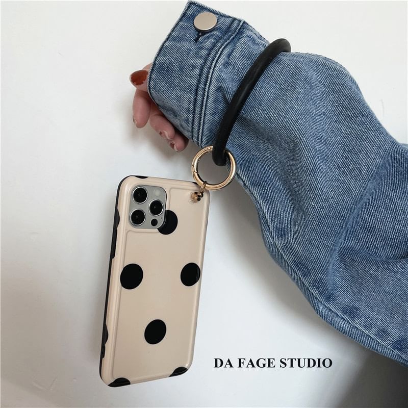 Phone Dot Hoop Polka Case
