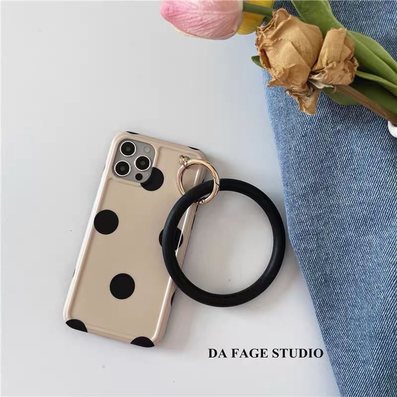 Phone Dot Hoop Polka Case