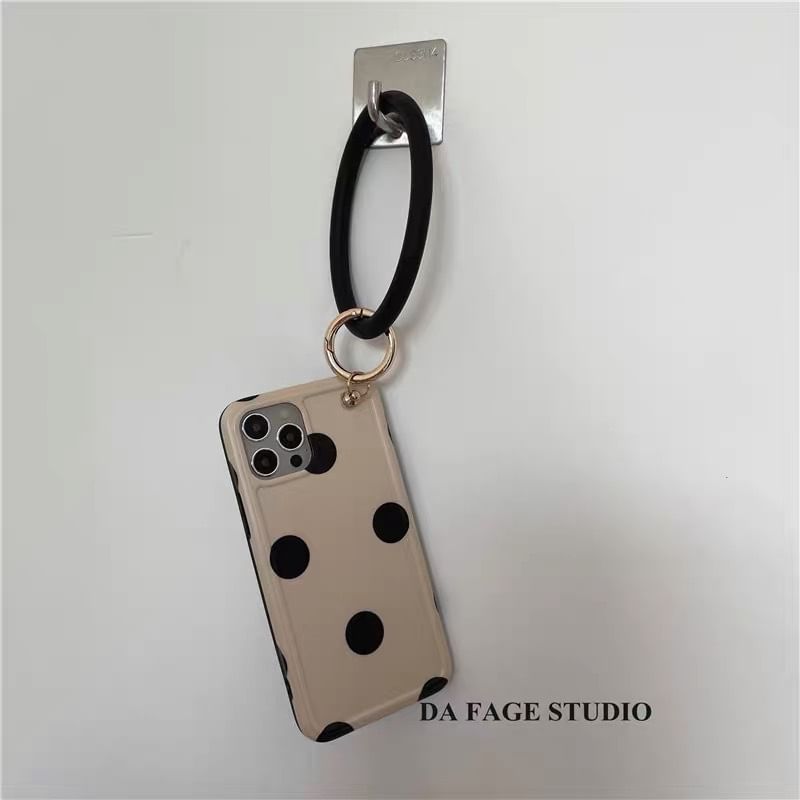 Phone Dot Hoop Polka Case