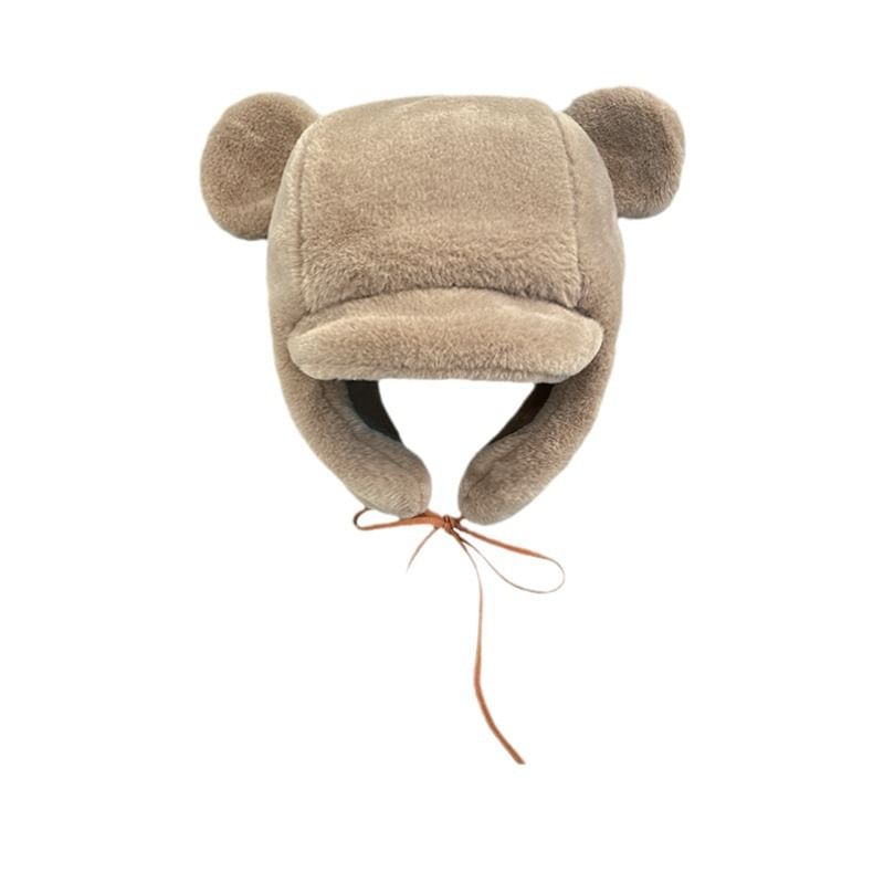 Sample Bear Ear Chenille Trapper Hat