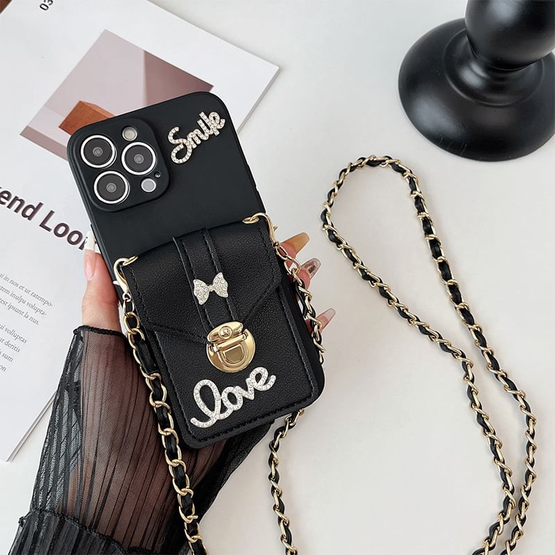 Card Lettering Holder Phone Case