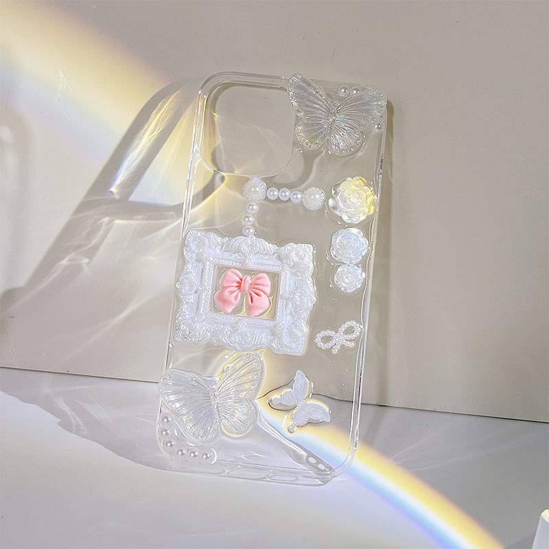 Phone Bow Floral Case