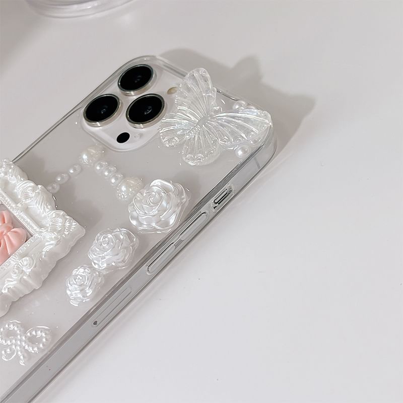 Phone Bow Floral Case