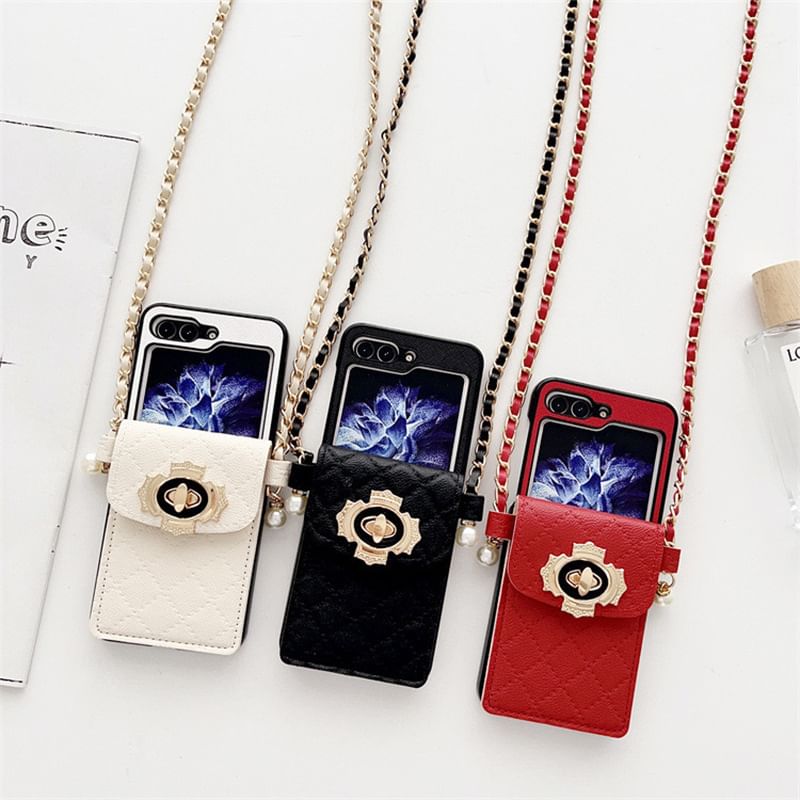 Card Phone Lanyard Holder Case