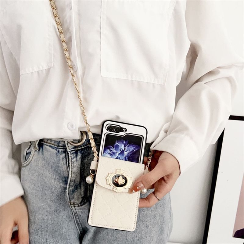Card Phone Lanyard Holder Case