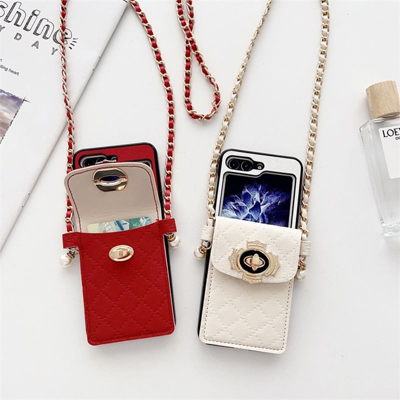 Card Phone Lanyard Holder Case