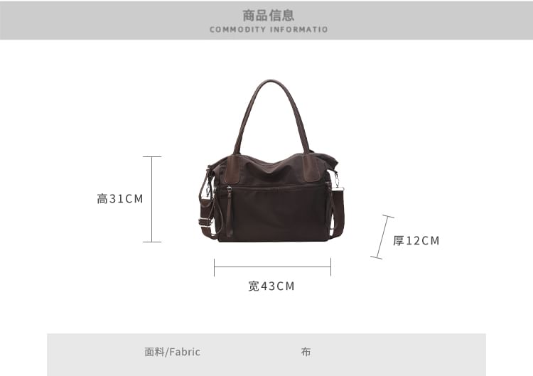 Multi-Pocket Tote Bag