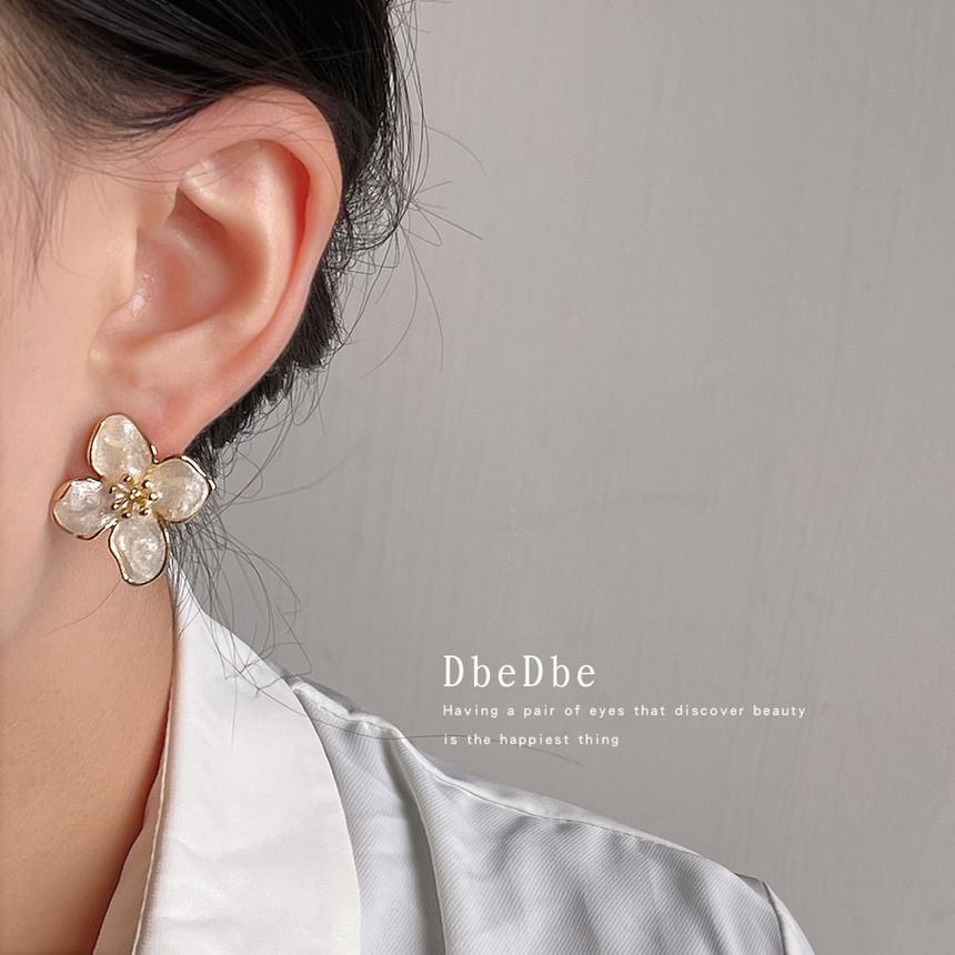 Alloy Ear Glaze Floral Cuff