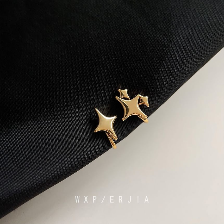 Asymmetrical Star Cuff Alloy Ear