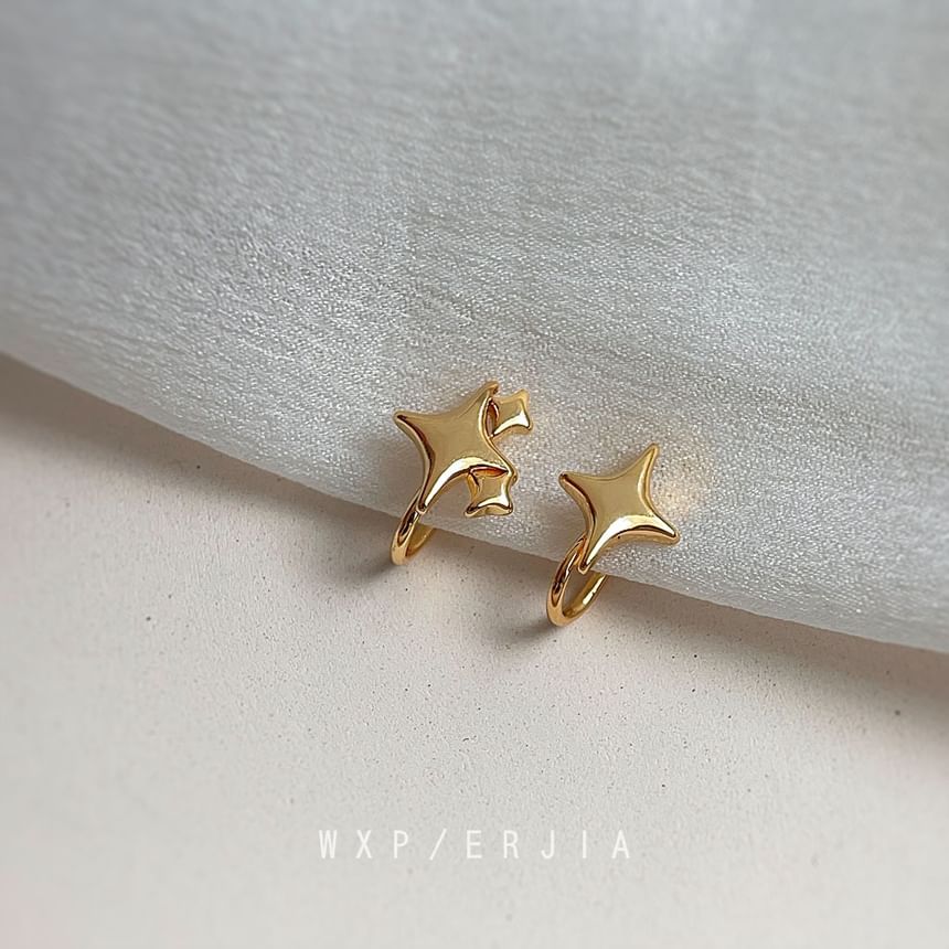 Asymmetrical Star Cuff Alloy Ear