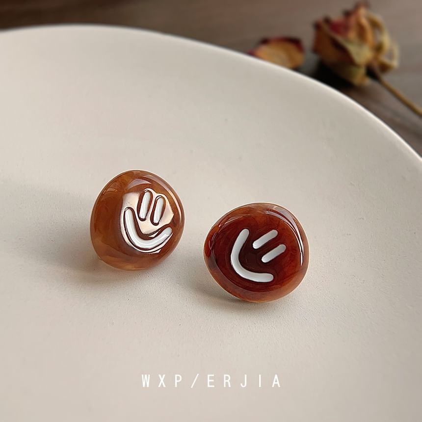 Asymmetrical Acetate Ear Cuff Smiley