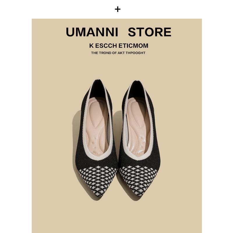 Kitten-Heel Pumps Pointed
