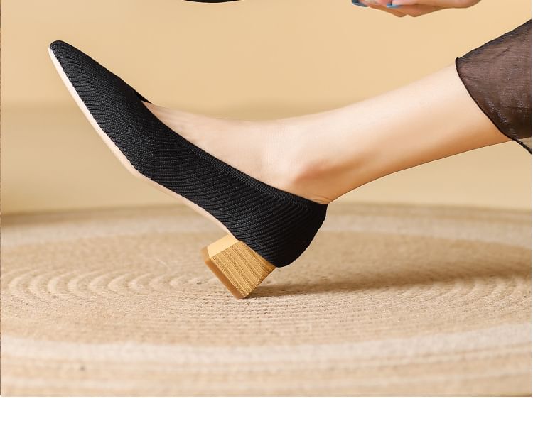 Pointed Pumps Low-Heel