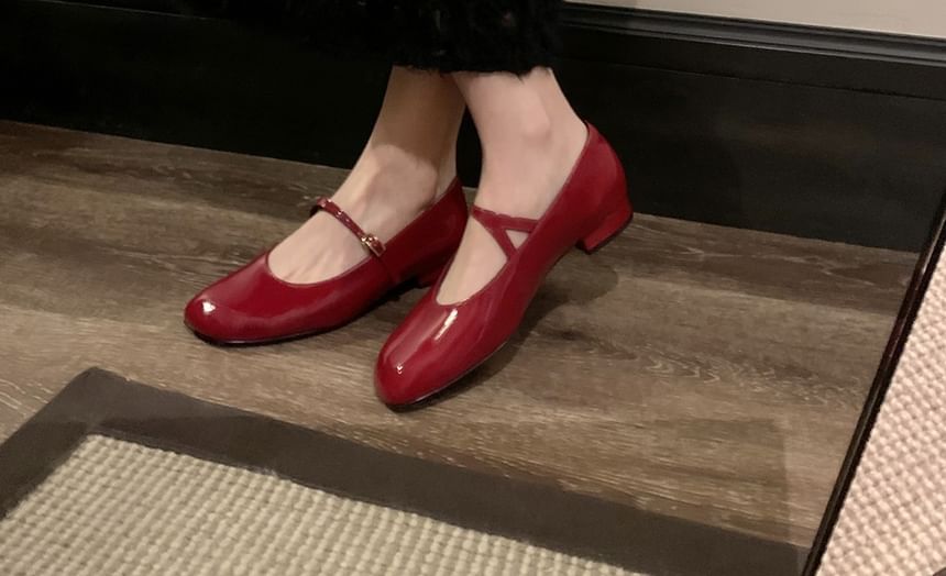 Sample Patent Mary Jane Flats