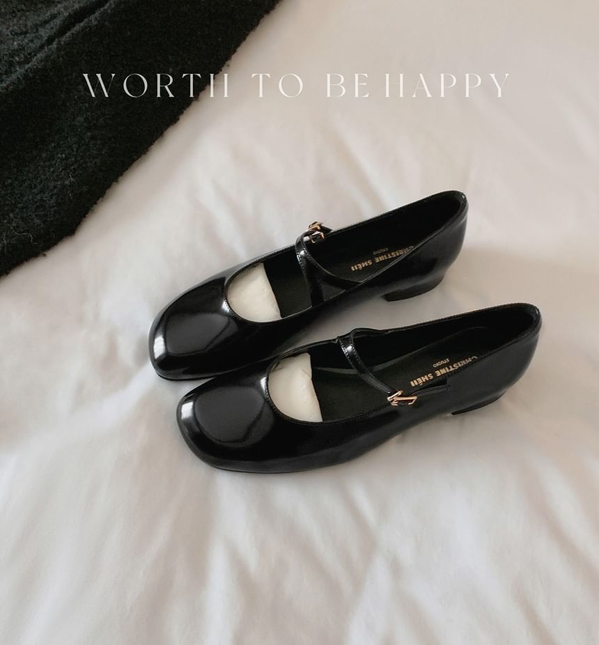 Sample Patent Mary Jane Flats