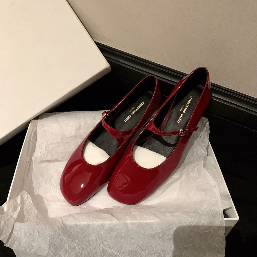Sample Patent Mary Jane Flats